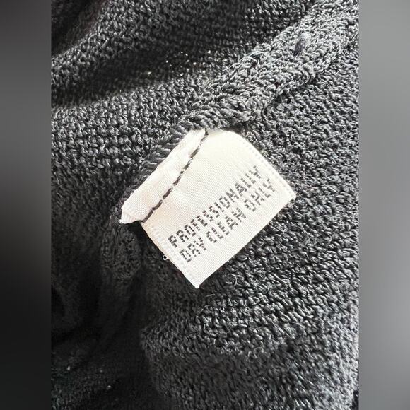 St. John Sanatana Knit Pleated Black Pants elastic waist pull on 10 wedding - Picture 9 of 11